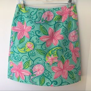Lilly Pulitzer Floral Skirt